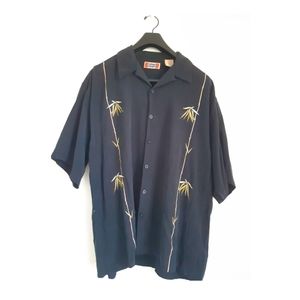 Black button down shirt